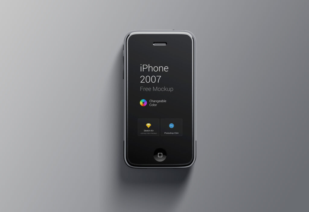 iPhone 1 - 2007 год внешний вид